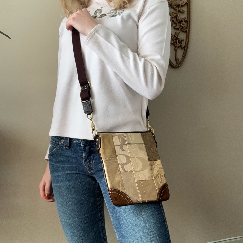 Coach Crossbody Mini Patchwork Bag - image 9